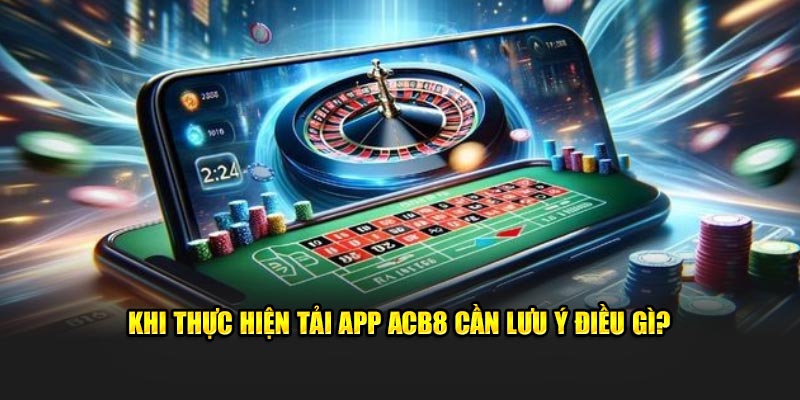 Khi thực hiện tải app ACB8 cần lưu ý điều gì?